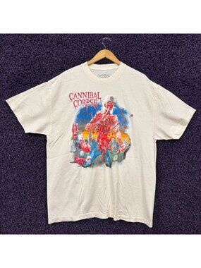 Cannibal Corpse Eaten Back to Life Album Art Band T-Shirt XL